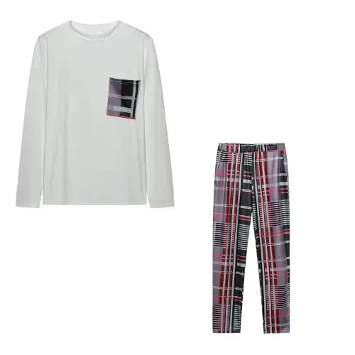 oyyn Red 2 Piece Set Outfits Women Casual Pullover and Pants Jogger Tracksuit Autumn Winter Long Sleeve Activewear Set - 4