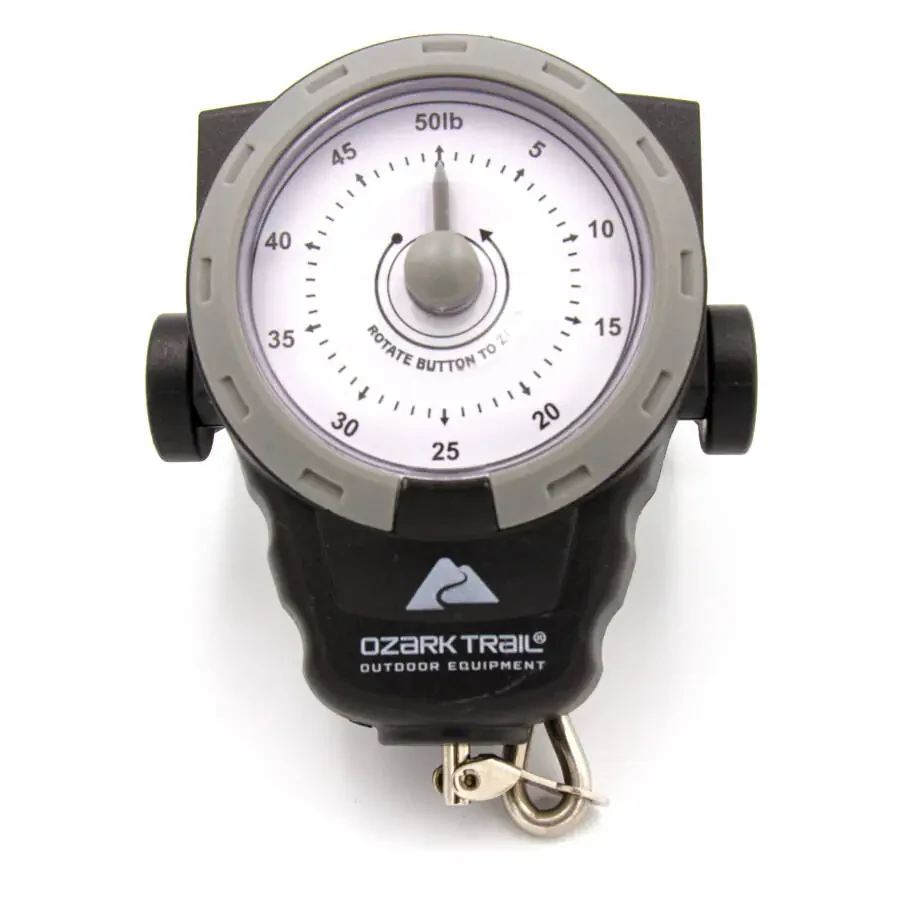 Ozark Trail 50lb Portable Dial Fish Scale 50 funtgacha og'irlik qiladi - 2