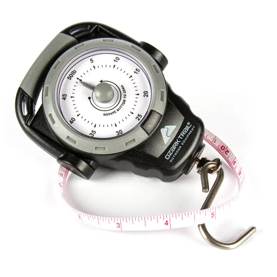 Ozark Trail 50lb Portable Dial Fish Scale 50 funtgacha og'irlik qiladi - 7
