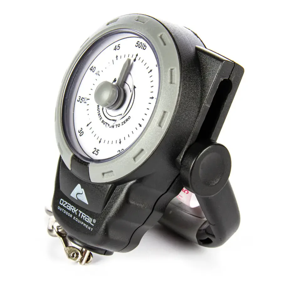 Ozark Trail 50lb Portable Dial Fish Scale 50 funtgacha og'irlik qiladi - 15
