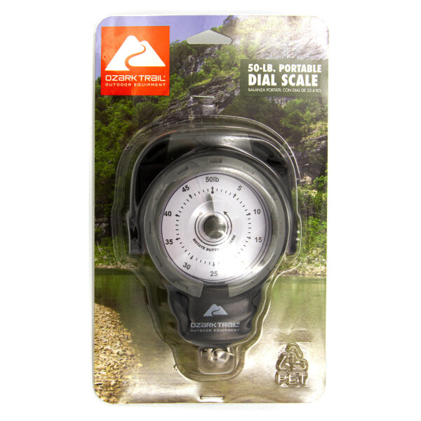 Ozark Trail 50lbPortable Dial Fish Scale wighs up to 50lb - OZARK TRAIL