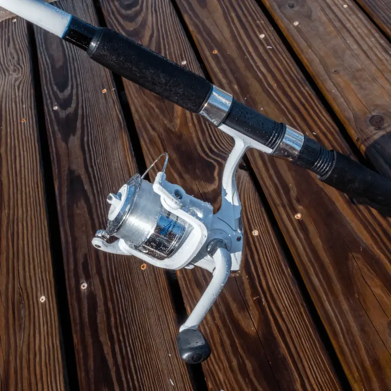 Ozark Trail 8' Medium Action Spinning Rod & Reel Fishing Combo - 4