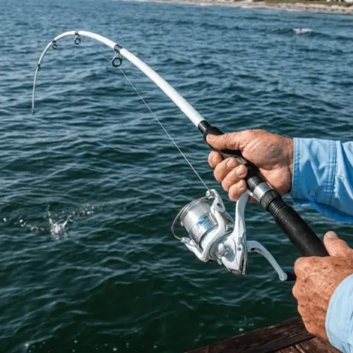 Ozark Trail 8' Medium Action Spinning Rod & Reel Fishing Combo - 5