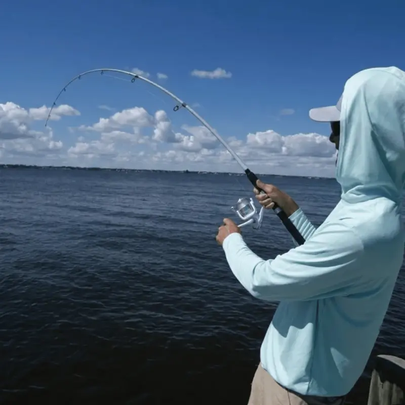 Ozark Trail 8' Medium Action Spinning Rod & Reel Fishing Combo - 7