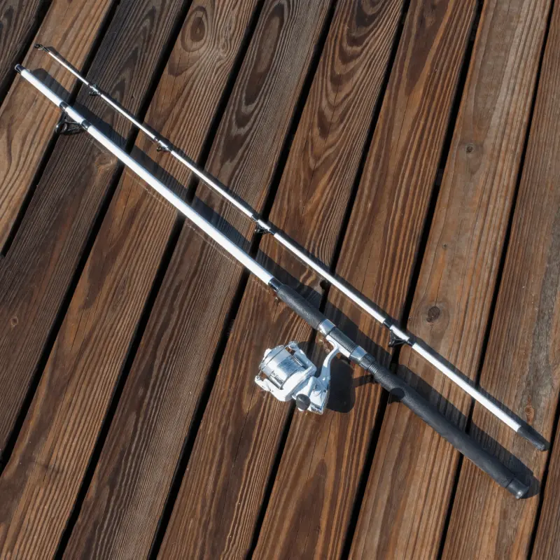 Ozark Trail 8' Medium Action Spinning Rod & Reel Fishing Combo - 9