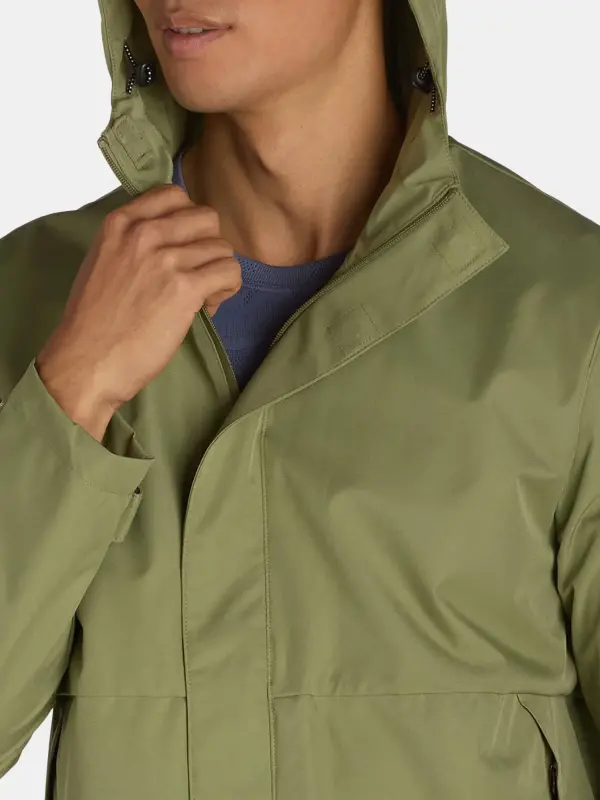 Ozark Trail Men's & Big Men's Hooded Rain Jacket, Sizes S-3XL - 3