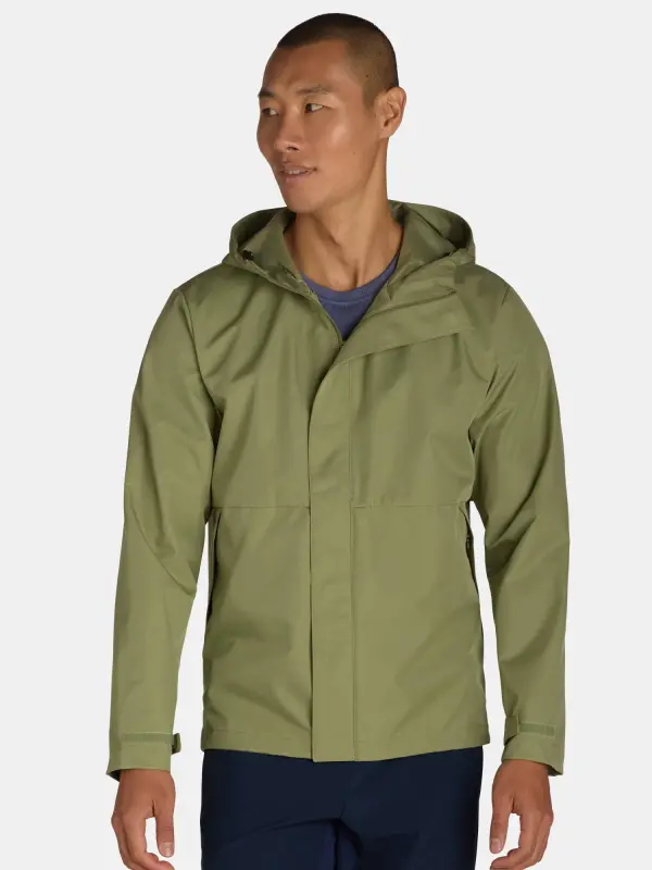 Ozark Trail Men's & Big Men's Hooded Rain Jacket, Sizes S-3XL - 5