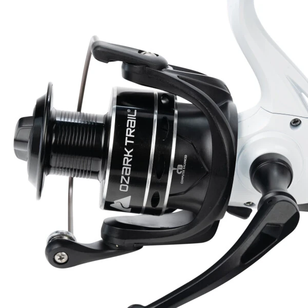 Ozark Trail OT 5000 Spin Reel, Black with Silver - 5