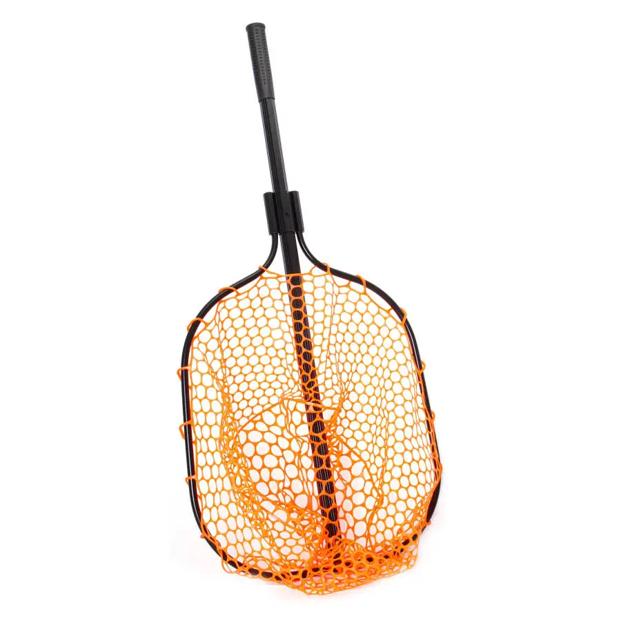 Ozark Trail Rubber Mesh Fish Landing Net. High Visibility Orange Mesh and a Retractable Aluminum Handle. - 2