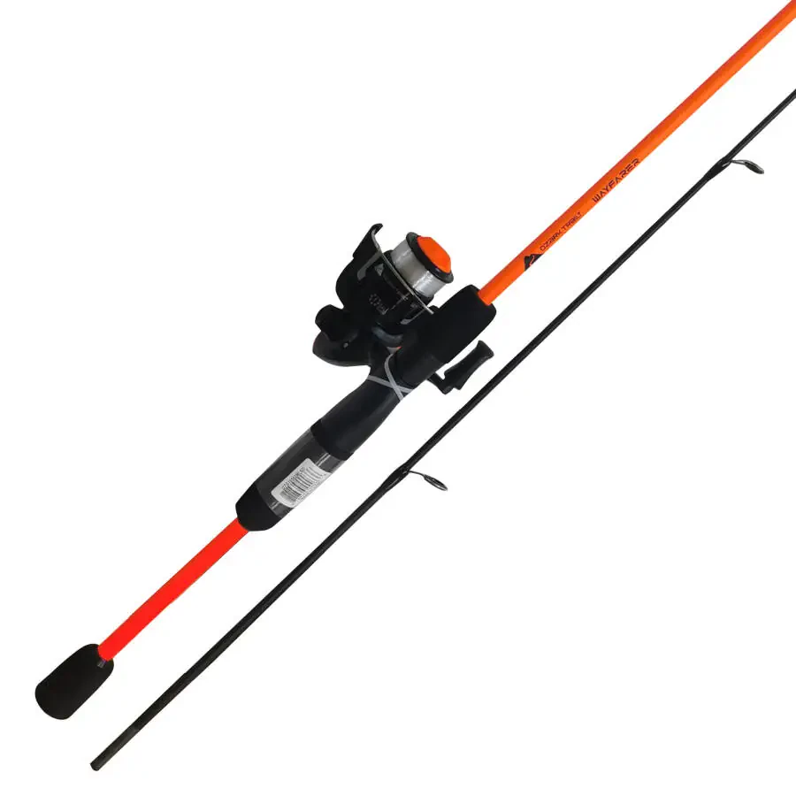 Ozark Trail Wayfarer Spinning Fishing Rod and Reel Combo, Orange - 3
