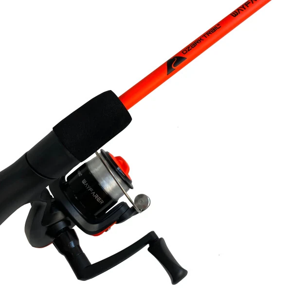 Ozark Trail Wayfarer Spinning Fishing Rod and Reel Combo, Orange - 5