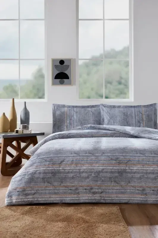 Özdilek Denim Double Duvet Cover Set Colorado Blue - NEVRESIMDUNYASI
