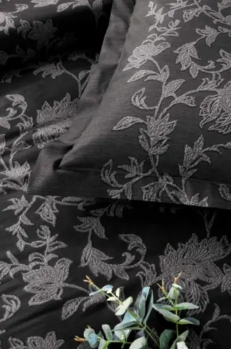 Özdilek Double Bed Ranforce Duvet Cover Set Barocco Anthracite - 3