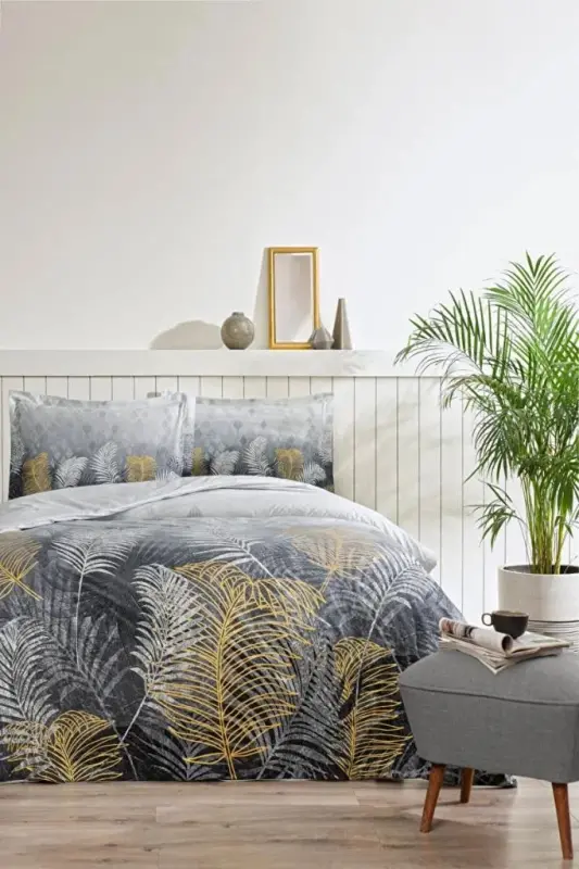 Ozdilek Double Ranforce Bed Sheet Set Golden Palm - 1