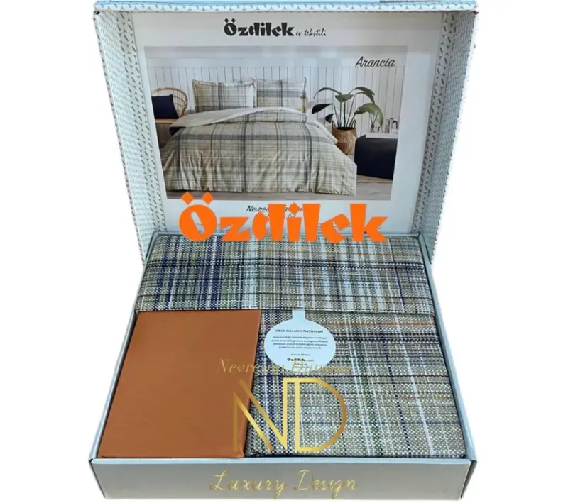 Özdilek Double Ranforce Bedding Set Arancia Cream - NEVRESIMDUNYASI