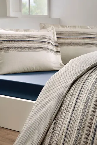 Özdilek Double Ranforce Duvet Cover Set Coser Beige - 3
