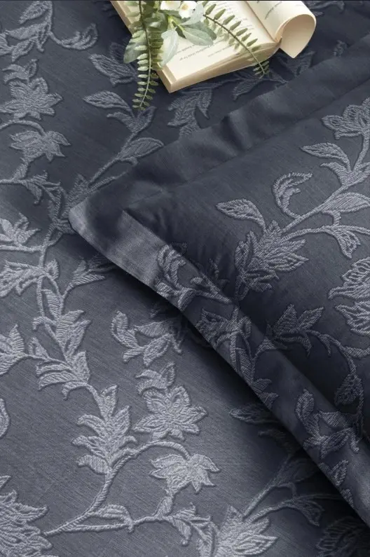 Özdilek Double Size Ranforce Bed Linen Set Borocco Navy Blue - 3