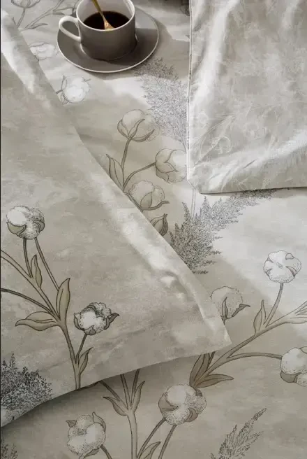 Özdilek Double Size Ranforce Duvet Cover Set Algodon Beige - 3