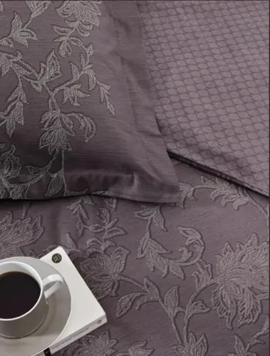 Özdilek Double Size Ranforce Duvet Cover Set Borocco Plum - 3