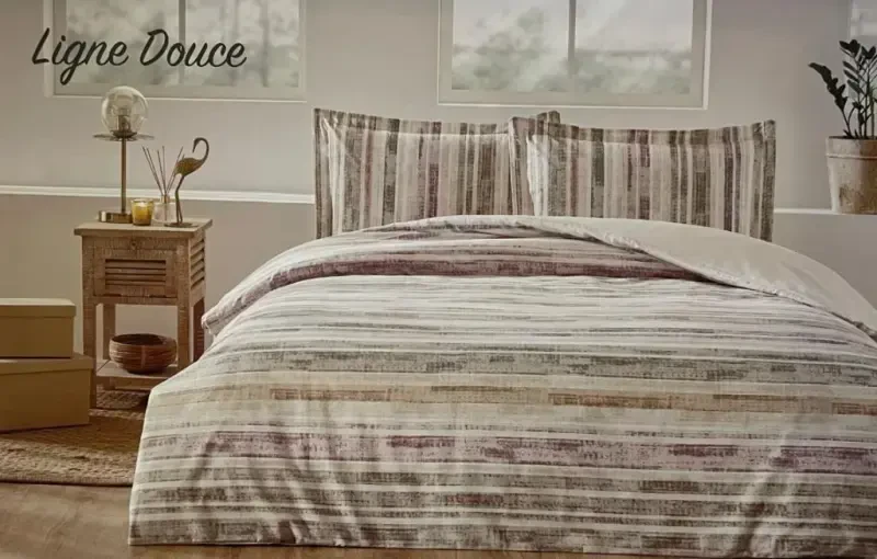 Özdilek Double Size Ranforce Duvet Cover Set Ligne Douce Cream - 1