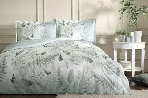 Özdilek Double Size Ranforce Duvet Cover Set Naturlig Green - 1