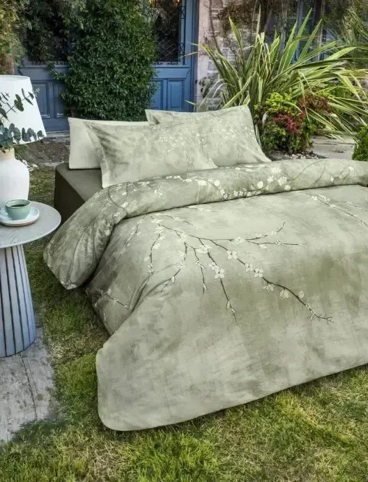 Özdilek Двуспальный Комплект Постельного Белья Ранфорс White Sakura - 2