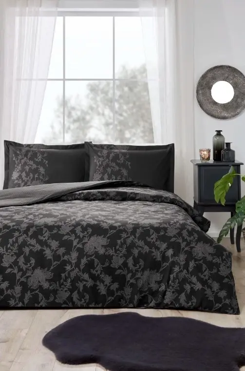 Özdilek Juftlik Ranforce Prostoina Barocco Antrasit - 1