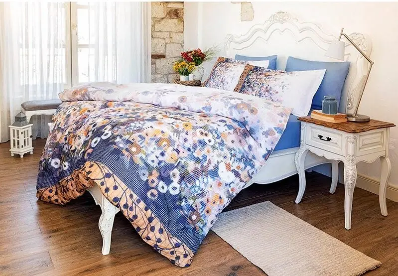 Özdilek Rosebud Yellow Double Ranforce Bedding Set - 1