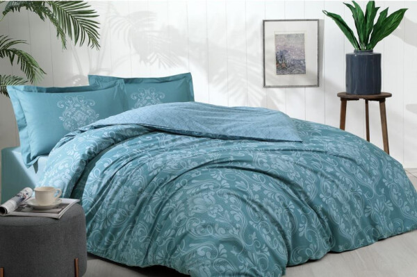 Özdilek Single Person Ranforce Duvet Cover Set Antico Petrol - 1