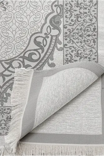 Özel Silindir Kutulu Seccade Seti Gri-Çok Renkli - 3