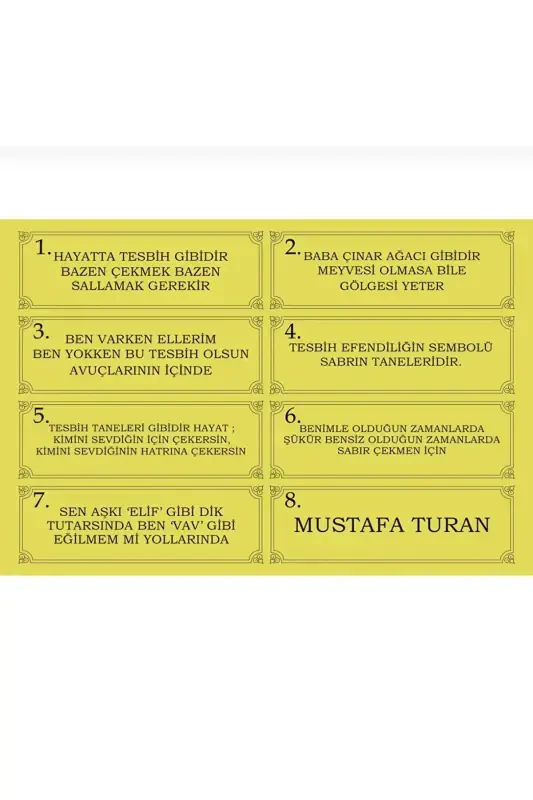 Özel Yazılı, Özel Kutulu Abanoz Ağacı Tesbih Usta İmzalı Erkek Hediye Sertifikalı Kişiye Özel İsimli-abanoz - 4