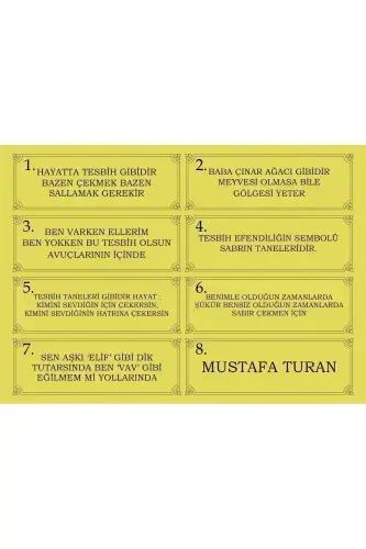 Özel Yazılı, Özel Kutulu Altın Parçacıklı Tesbih Erkek Hediye Sertifikalı Kişiye Özel İsimli-çoklu renk - 4