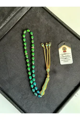 Özel Yazılı, Özel Kutulu His Taşı Tesbih Babalar Günü Erkek Hediye Sertifikalı Kişiye Özel Isimli-his taşı - KEHRIBARSTORE (1)