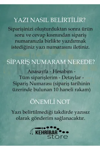 Özel Yazılı, Özel Kutulu His Taşı Tesbih Babalar Günü Erkek Hediye Sertifikalı Kişiye Özel Isimli - his taşı - 3