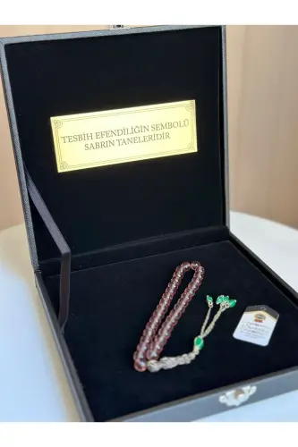 Özel Yazılı, Özel Kutulu Zultanit Tesbih Babalar Günü Erkek Hediye Sertifikalı Kişiye Özel İsimli - küre zultanit - 1
