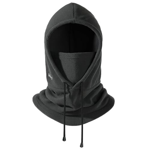 OZERO Balaclava Face Mask: Winter Polar Fleece Hood Ski Mask for Men Women, Convertible Balaclava Face Cover Hat Cap Scarf - 13