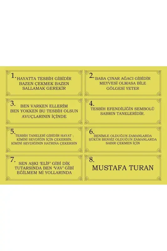 O'ziga xos nomlanma zarhalangan oltin munchoqli tasbeh - 4