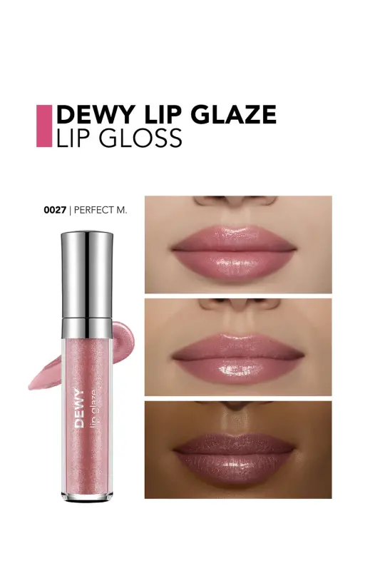 Oziqlantiruvchi lab bo'yog'i - Dewy Lip Glaze - 027 Perfect Moments - 8682536069502 - 2
