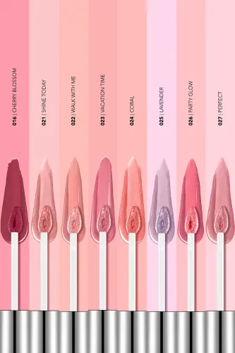 Oziqlantiruvchi lablar uchun jilo - Dewy Lip Glaze - 024 Coral-8682536069441-MARJON - 8