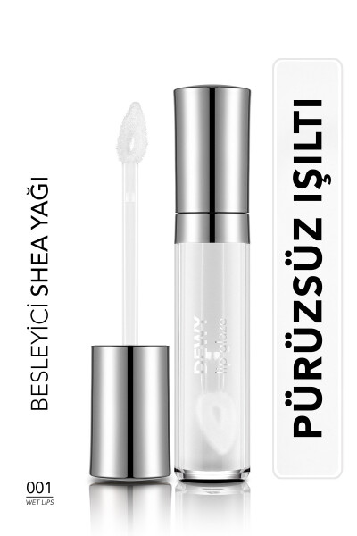 Oziqlantiruvchi Lablar uchun Yaltiroq - Dewy Lip Glaze - 001 Wet Lips-8682536068017 - 33