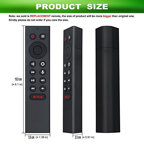 P3700 Replacement Voice Universal Remote Control fit for NVIDIA Shield Android TV Pro and NVIDIA Shield Android TV and NVIDIA Shield TV 2015 2017 2019,with Motion-Activated,Customizable Menu Buttons - 2