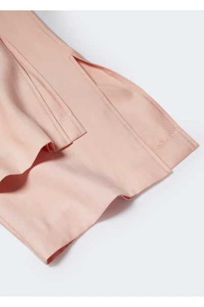 Paçaları Yırtmaçlı Pantolon - 7