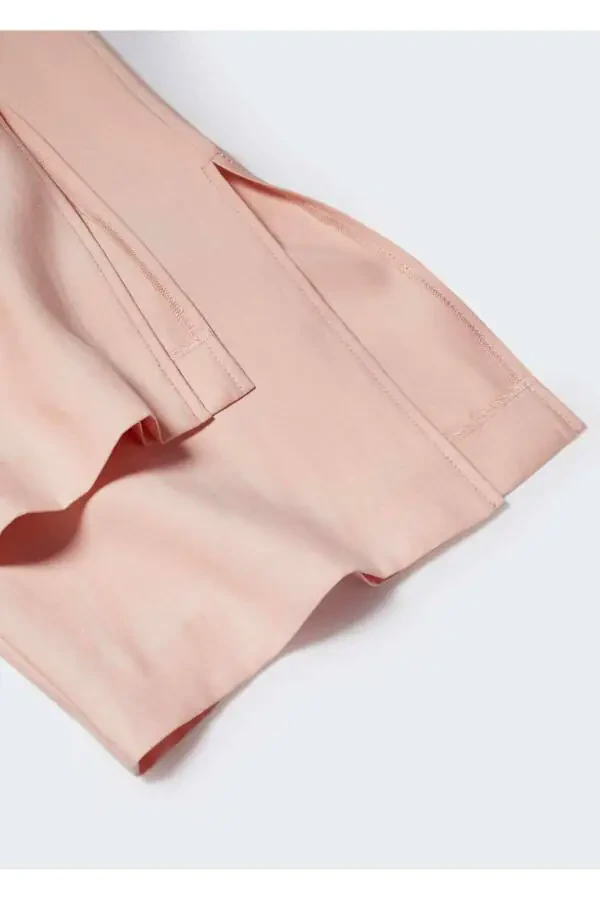 Paçaları Yırtmaçlı Pantolon - 7