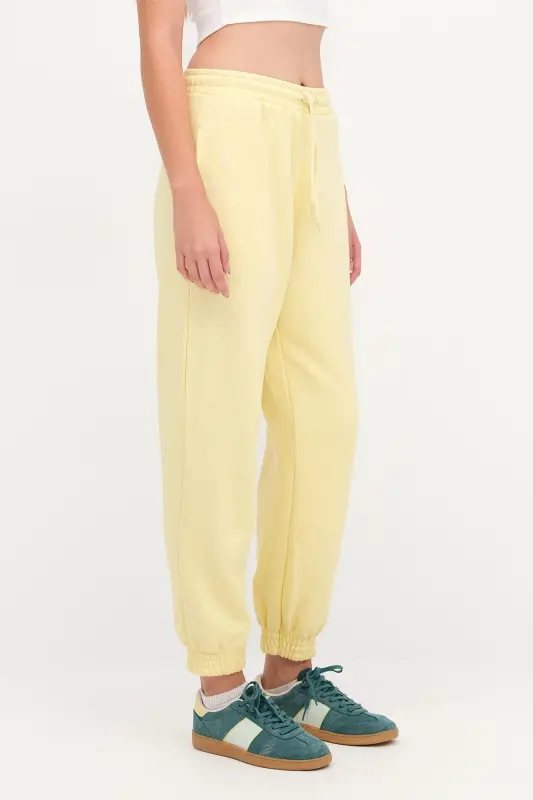 Paçası Lastikli Eşofman EŞF9430-H1H6-A.Sarı - 2