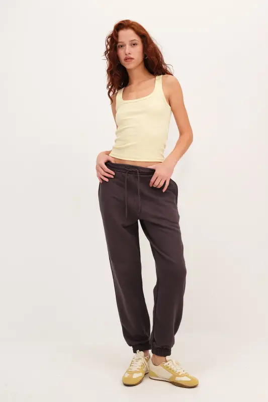 Paçası Lastikli Eşofman EŞF9430-H1H6-Z.Kahve - 1