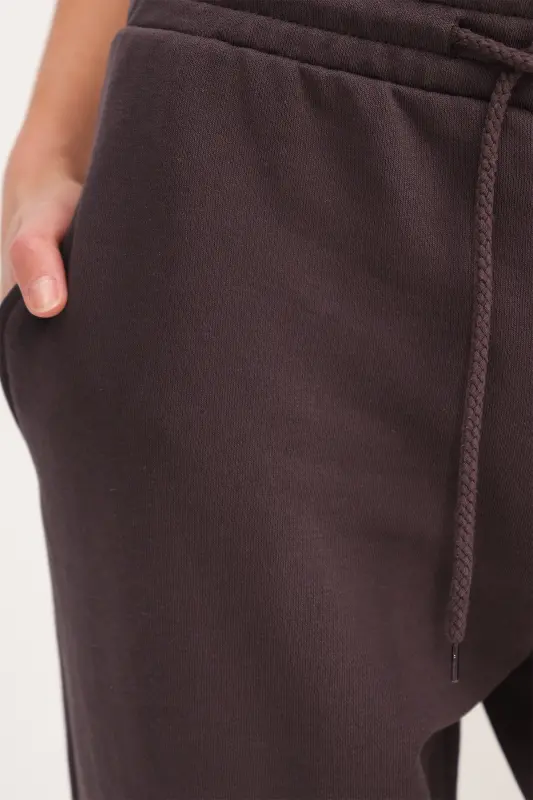 Paçası Lastikli Eşofman EŞF9430-H1H6-Z.Kahve - 3