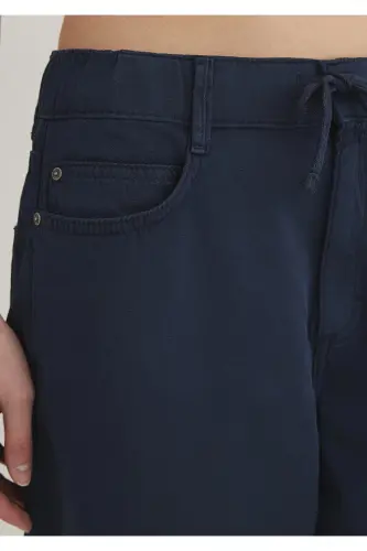 Paçasi Lastikli Lacivert Pantolon 1010940-70487 - 7