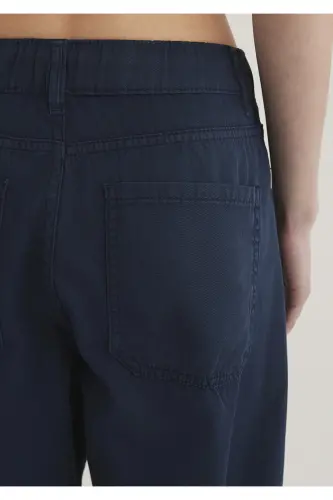 Paçasi Lastikli Lacivert Pantolon 1010940-70487 - 8