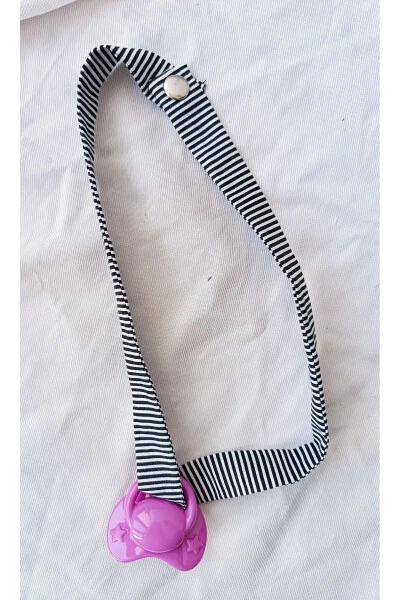 Pacifier Clip, Pacifier Holder, Fabric Pacifier Clip, Dummy Clip - SİYO (1)