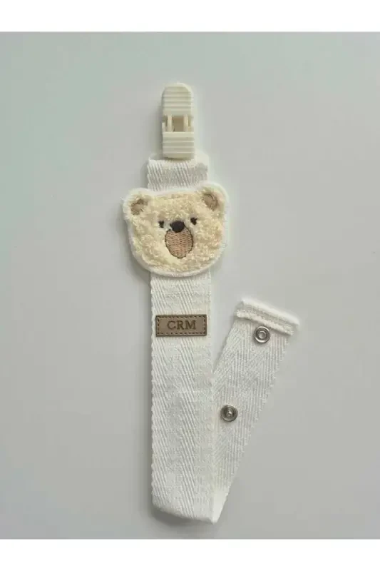 Pacifier Clip Star Pattern Newborn Babies and 0-18 Months Compatible NAVY BLUE - 1